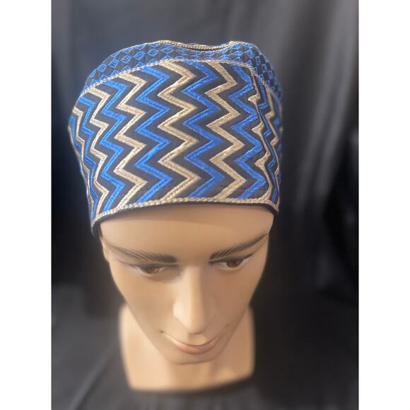African Men's Wedding Hat, Men's all Parties Hat men kufi African kufi hat - Picture 2 of 4